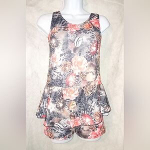 Flowers & Jewels Swim Romper